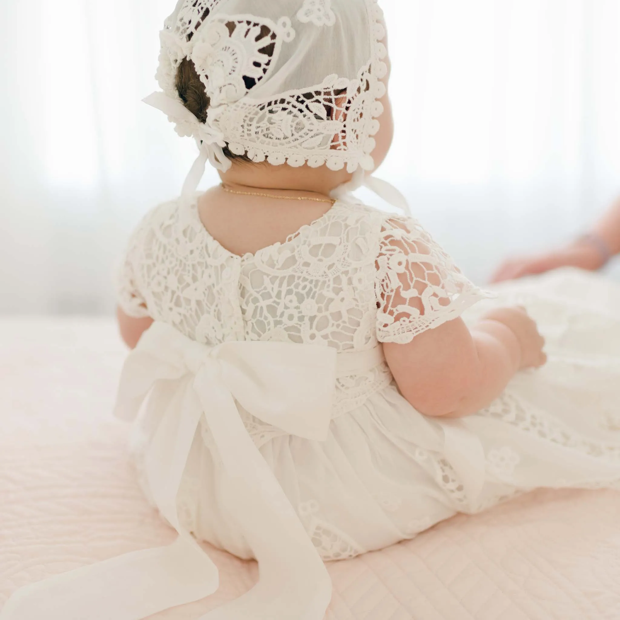 Grace Christening Gown & Bonnet