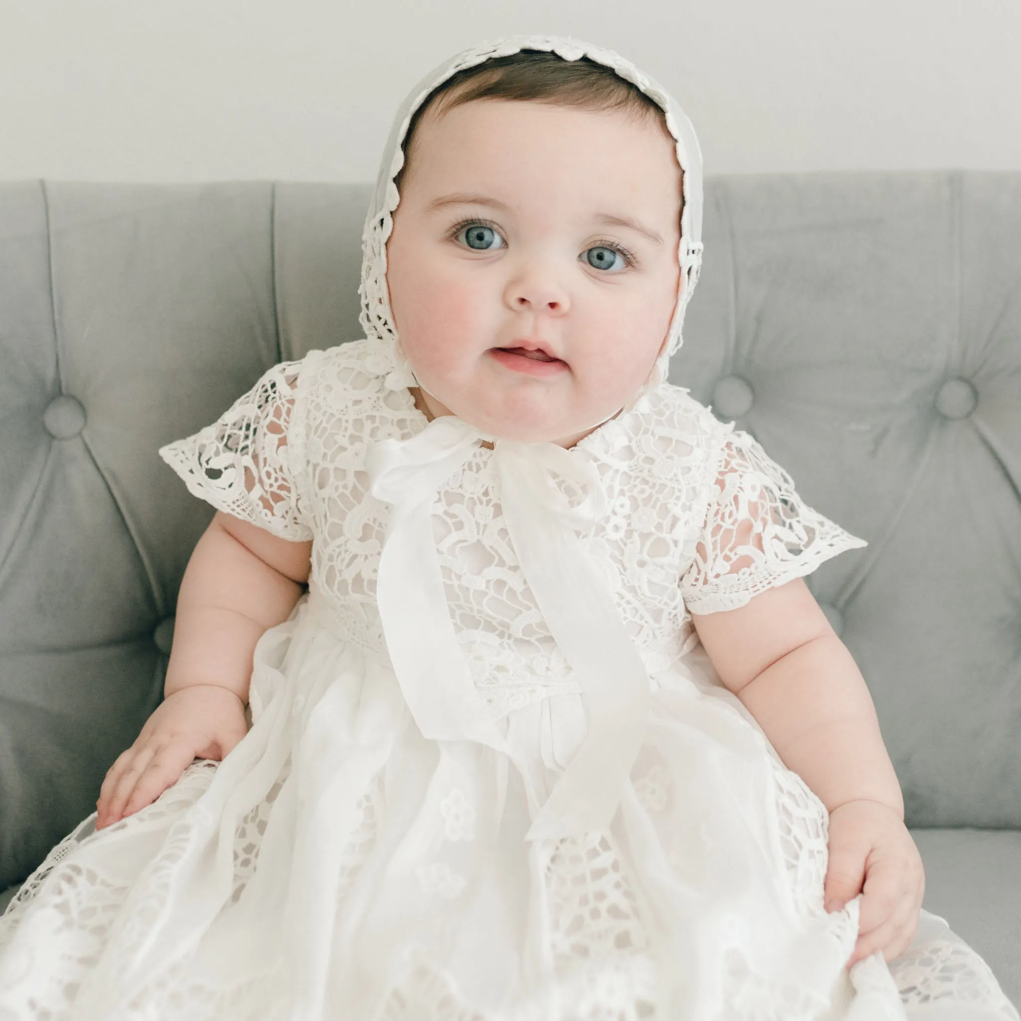 Grace Christening Gown & Bonnet