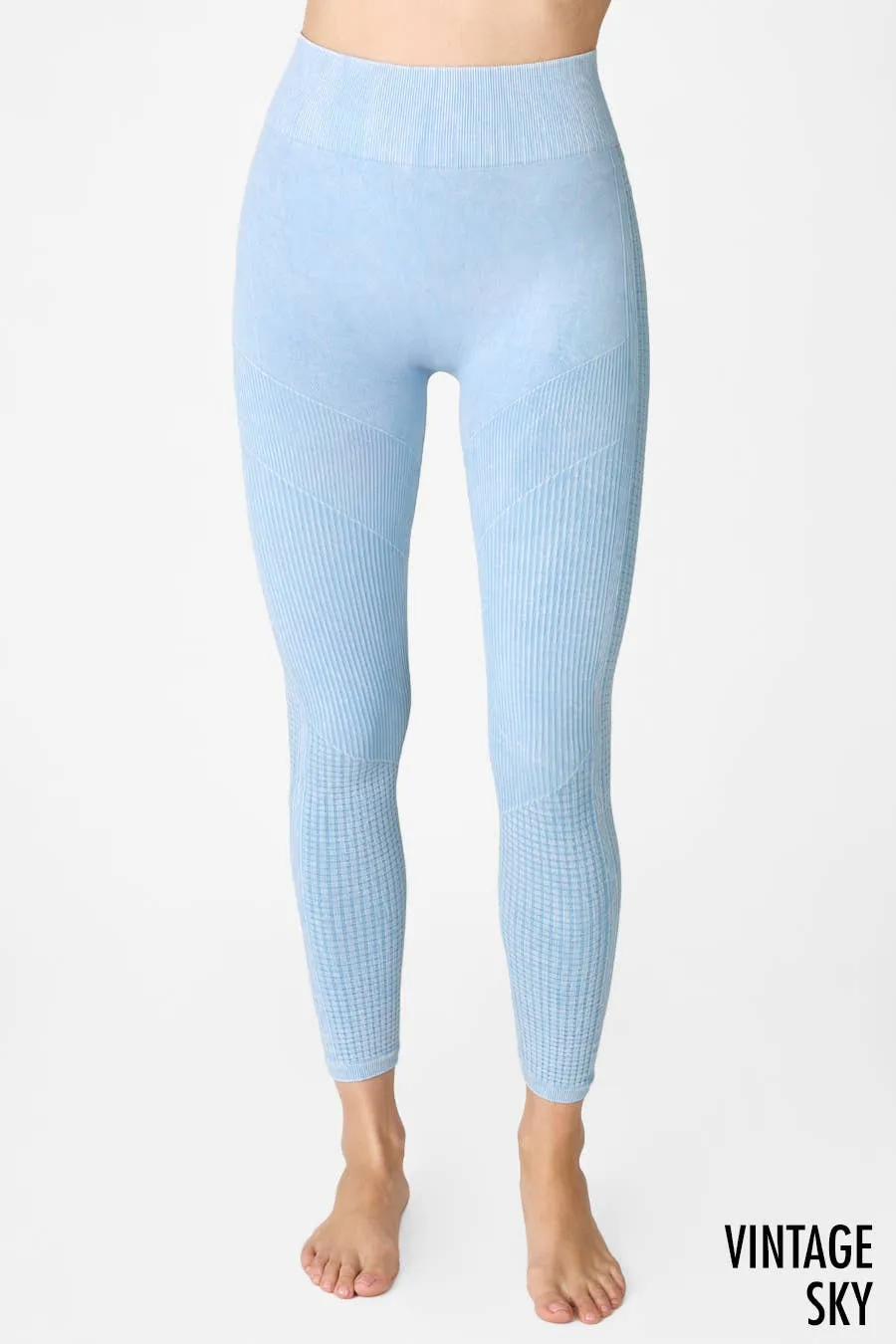 Harmony High-Waist Ribbed Leggings