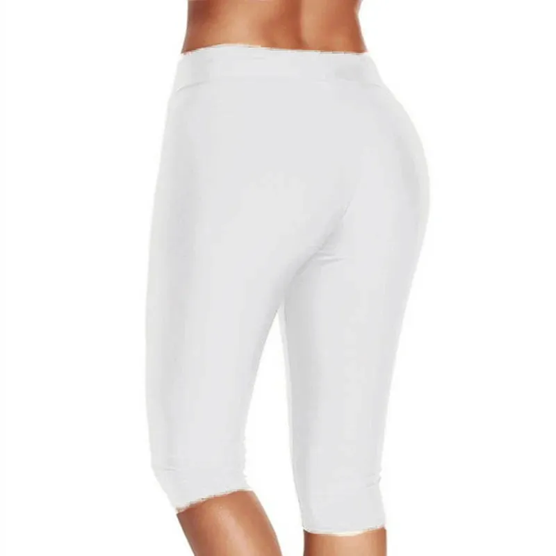 High Waist Push Up Fitness Leggings Crop Wide Waistband