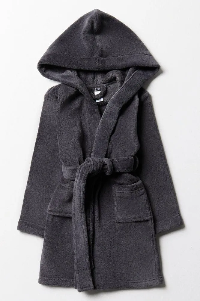 Hooded Gown Dark Grey
