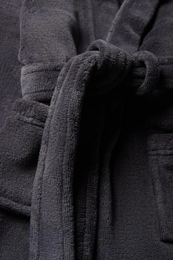 Hooded Gown Dark Grey
