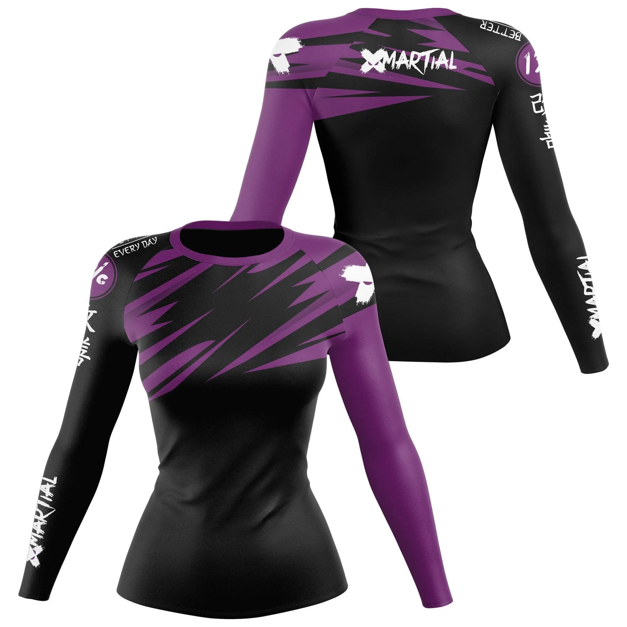 Jiu Jitsu Women's Rank BJJ Rash Guard