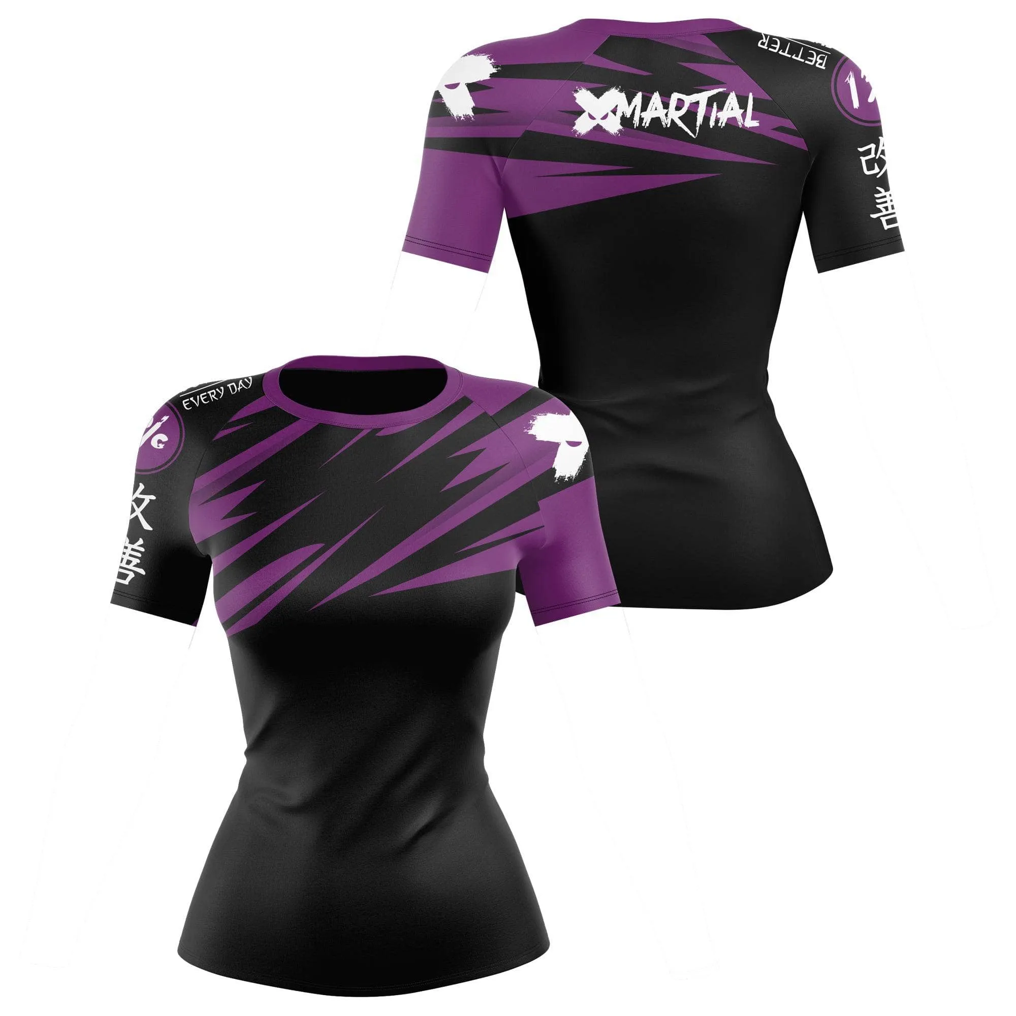 Jiu Jitsu Women's Rank BJJ Rash Guard