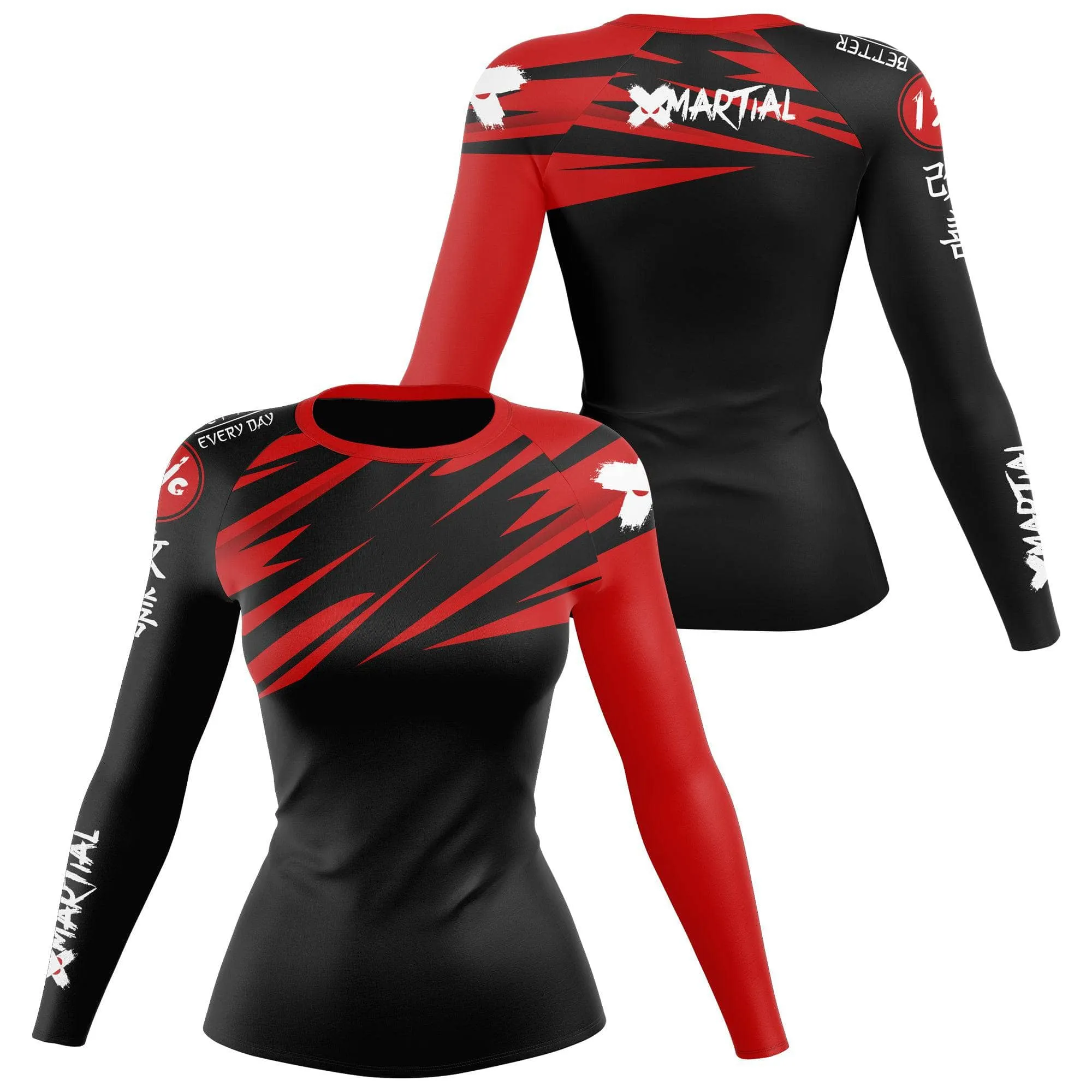Jiu Jitsu Women's Rank BJJ Rash Guard