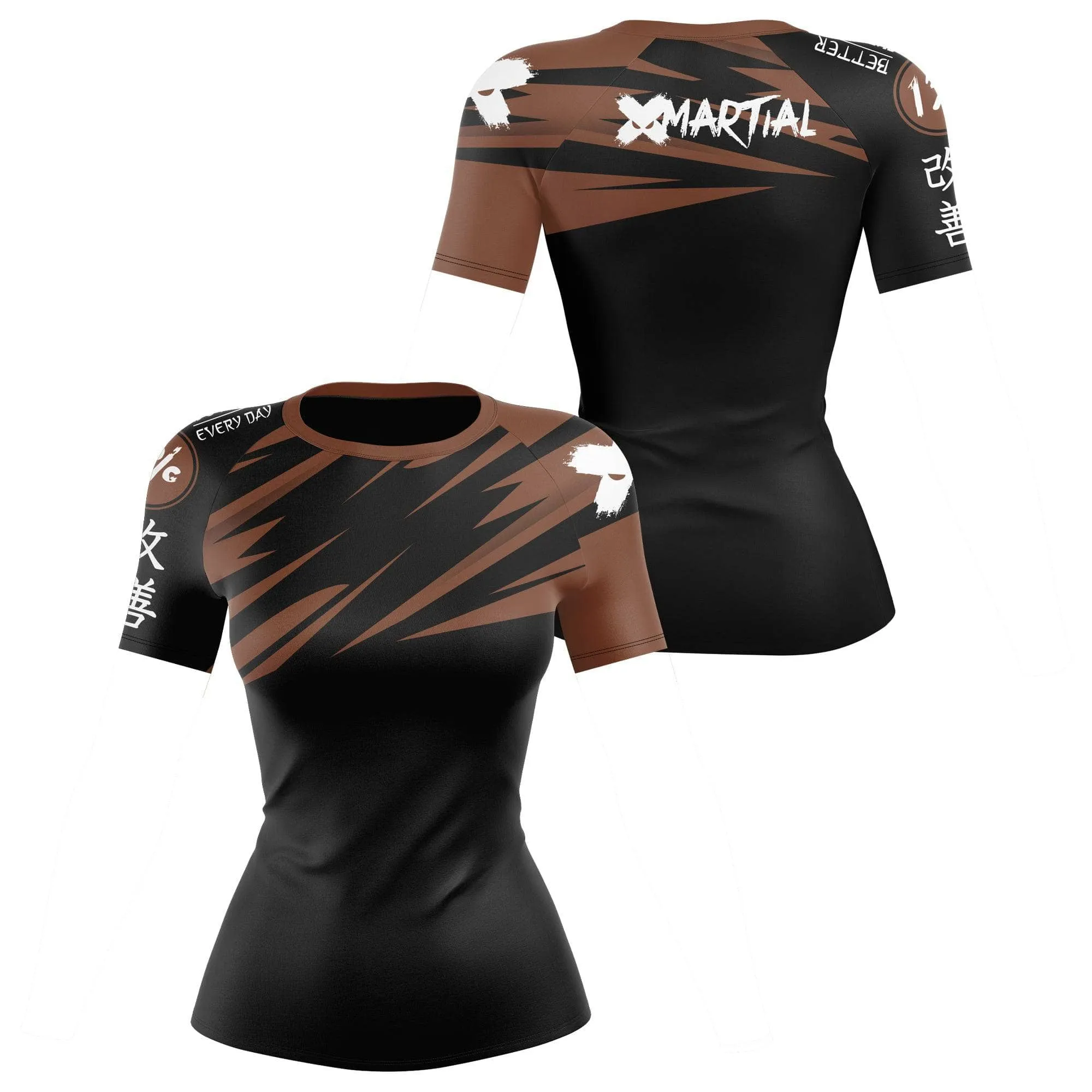 Jiu Jitsu Women's Rank BJJ Rash Guard