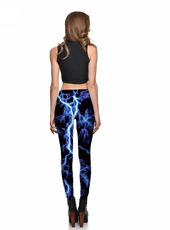 Leggings Digital Print Pants Trousers Stretch Pants Drop