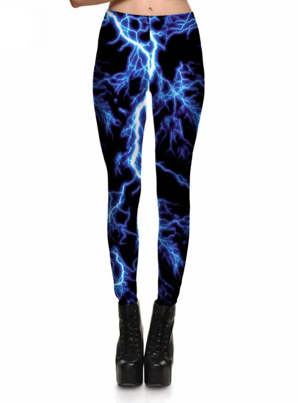 Leggings Digital Print Pants Trousers Stretch Pants Drop