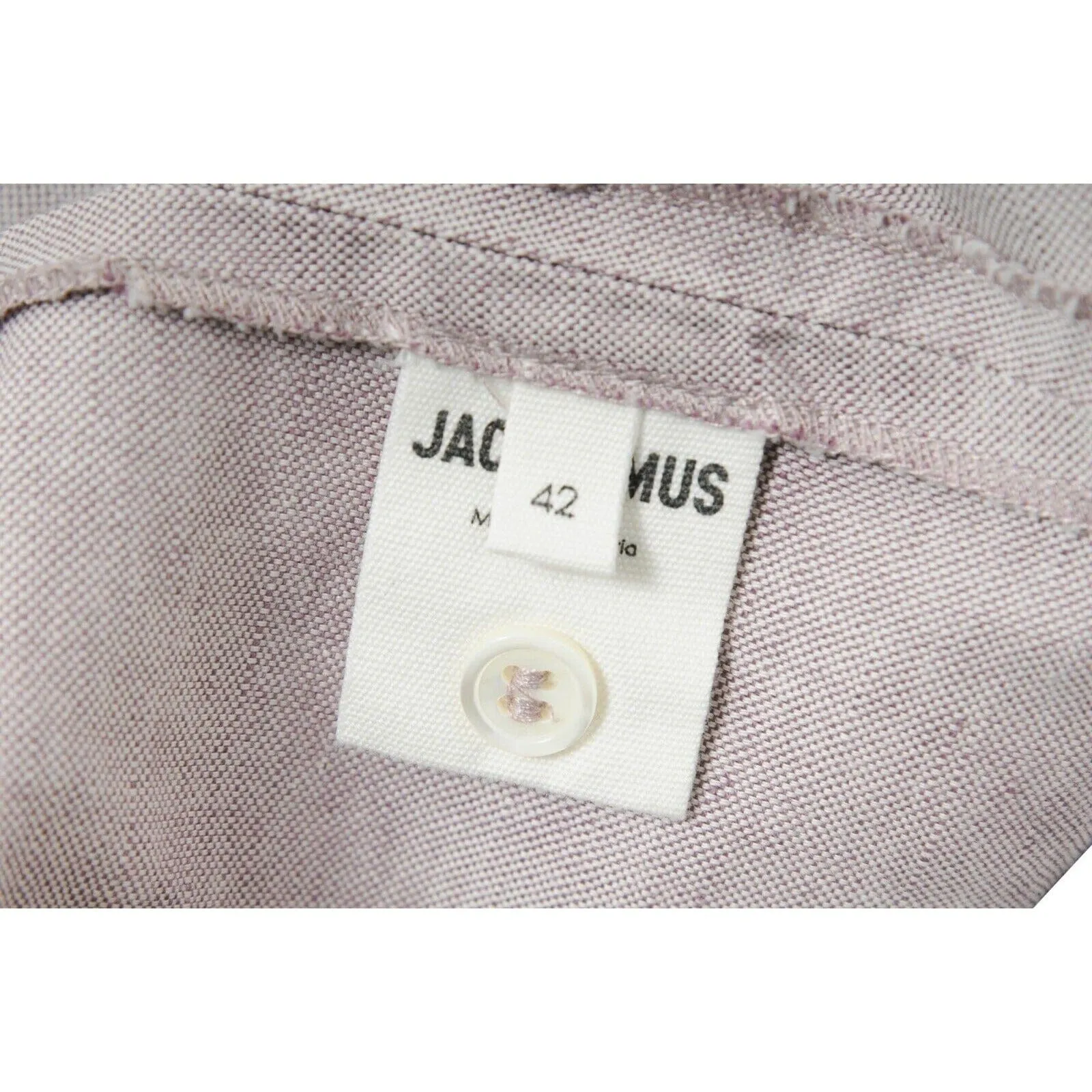 Lilac Purple Linen l'annee 97 Runway Shirt Dress