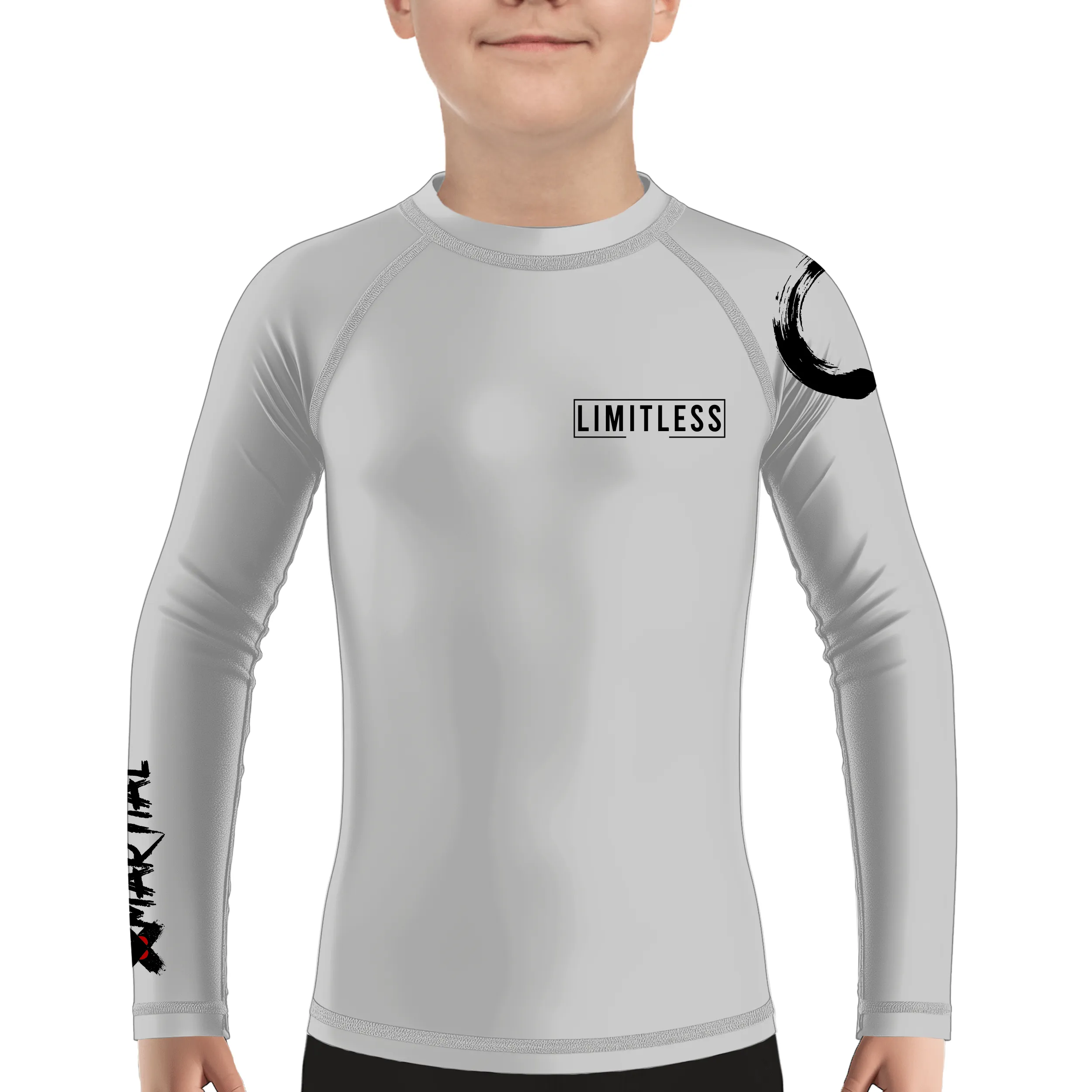 Limitless Kids BJJ Rash Guard