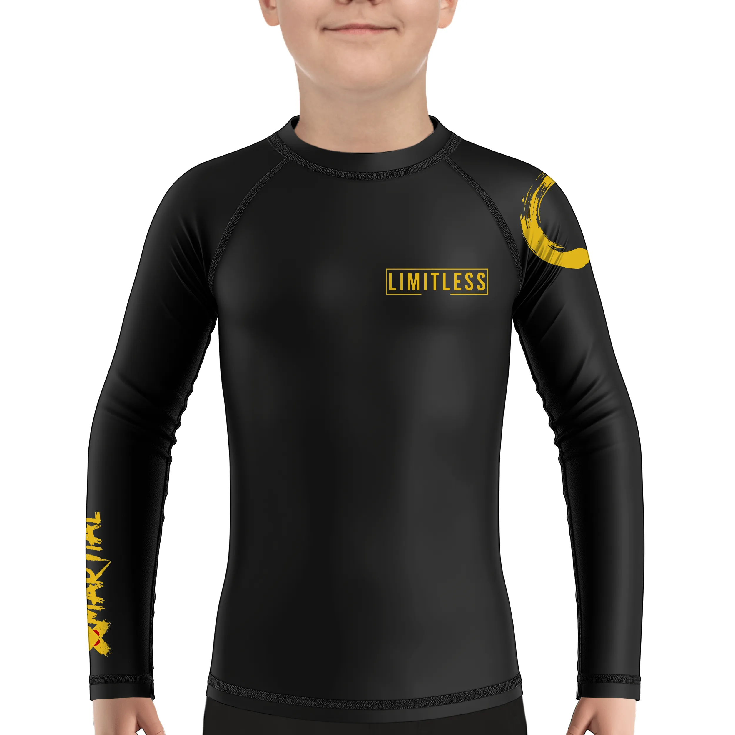 Limitless Kids BJJ Rash Guard