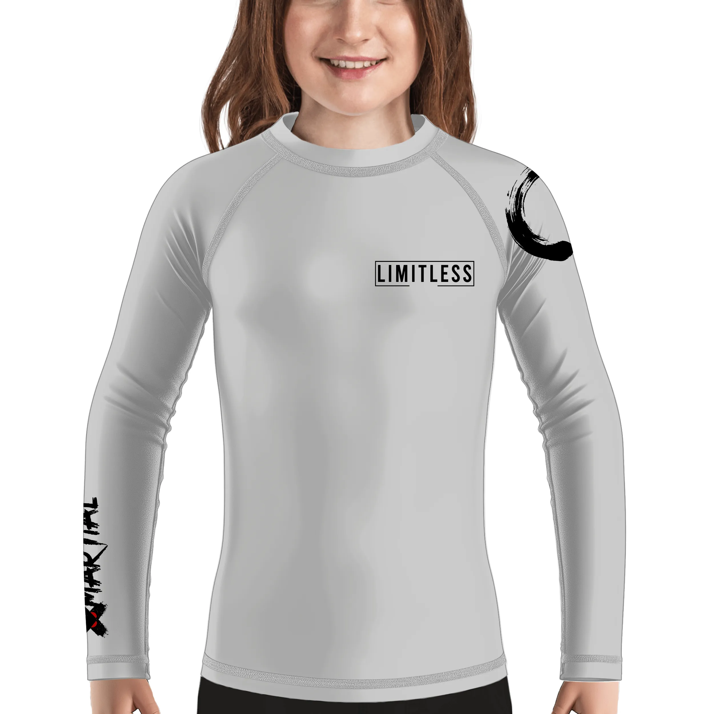 Limitless Kids BJJ Rash Guard