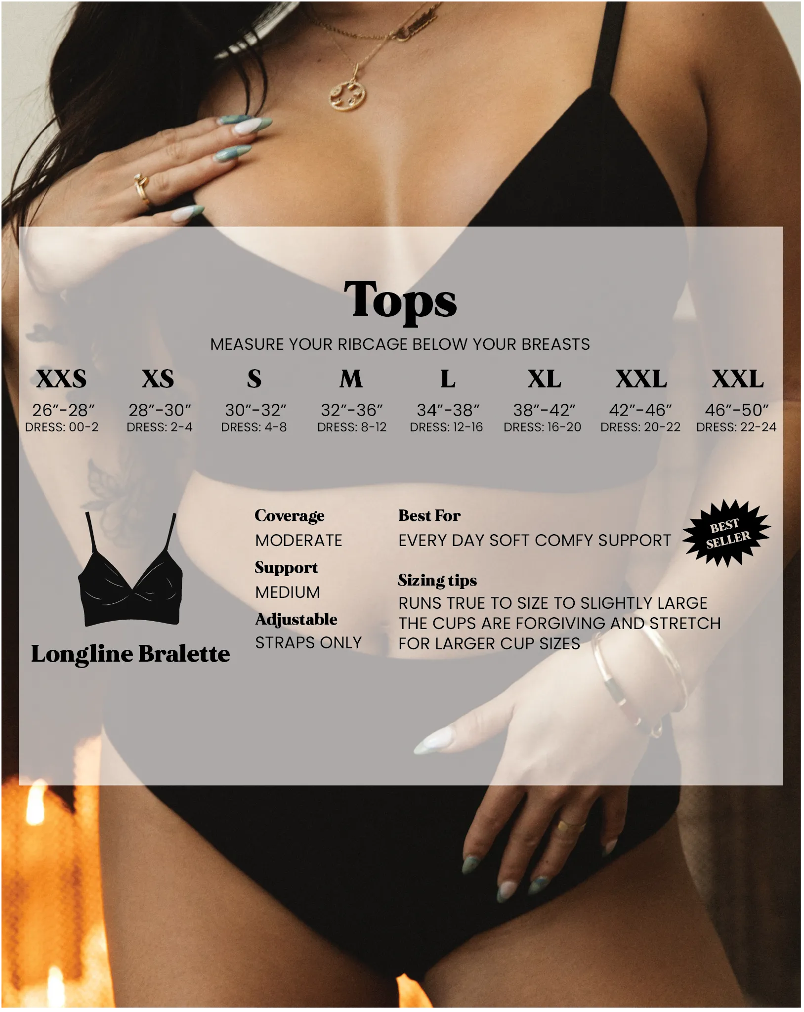 Longline Bralette - Cocoa