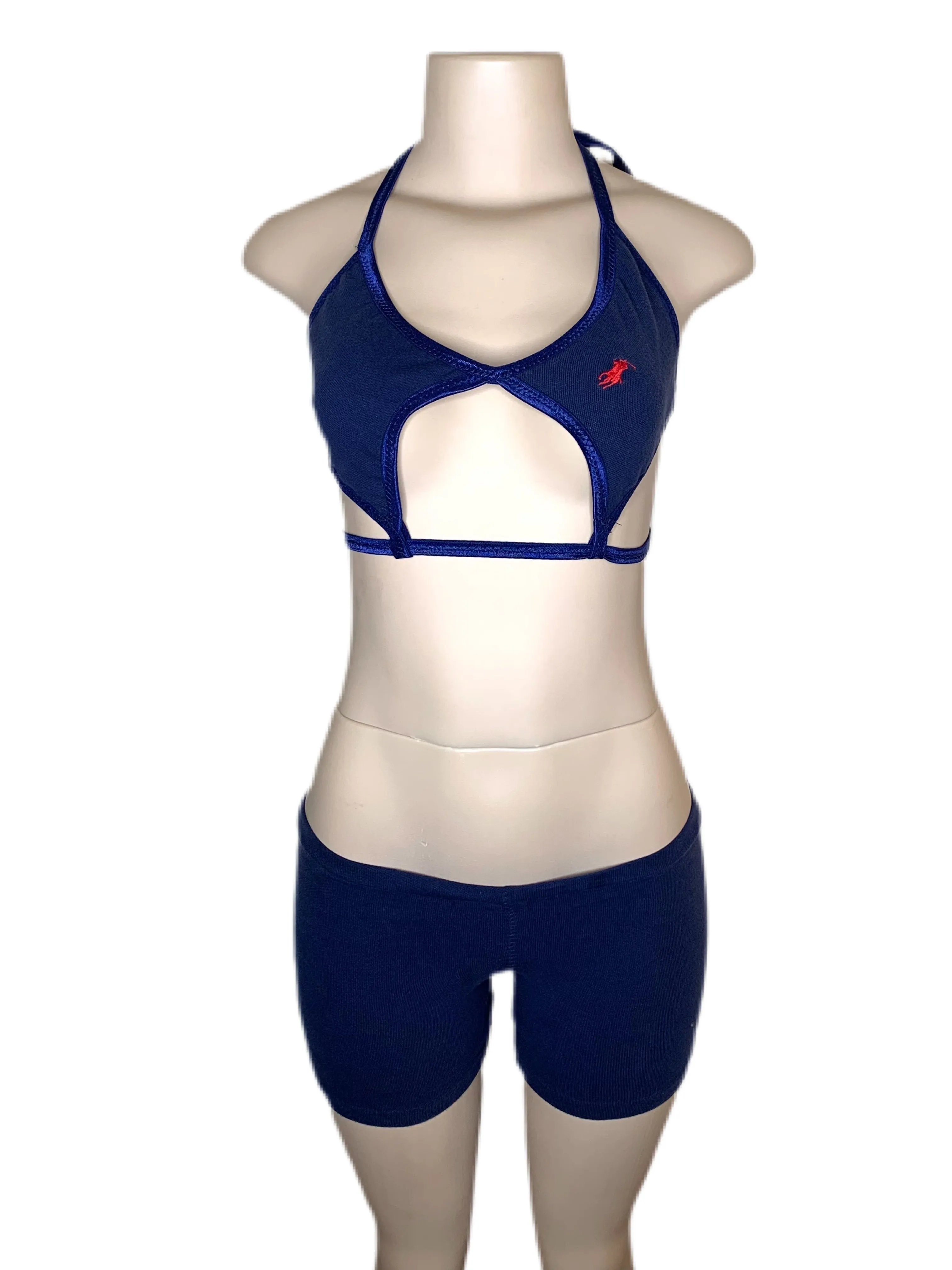 LOVE CRAZE. Navy Reworked Two Piece Set