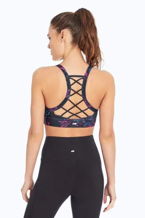 Lynn Sport Bra (Crystal Dye Black)