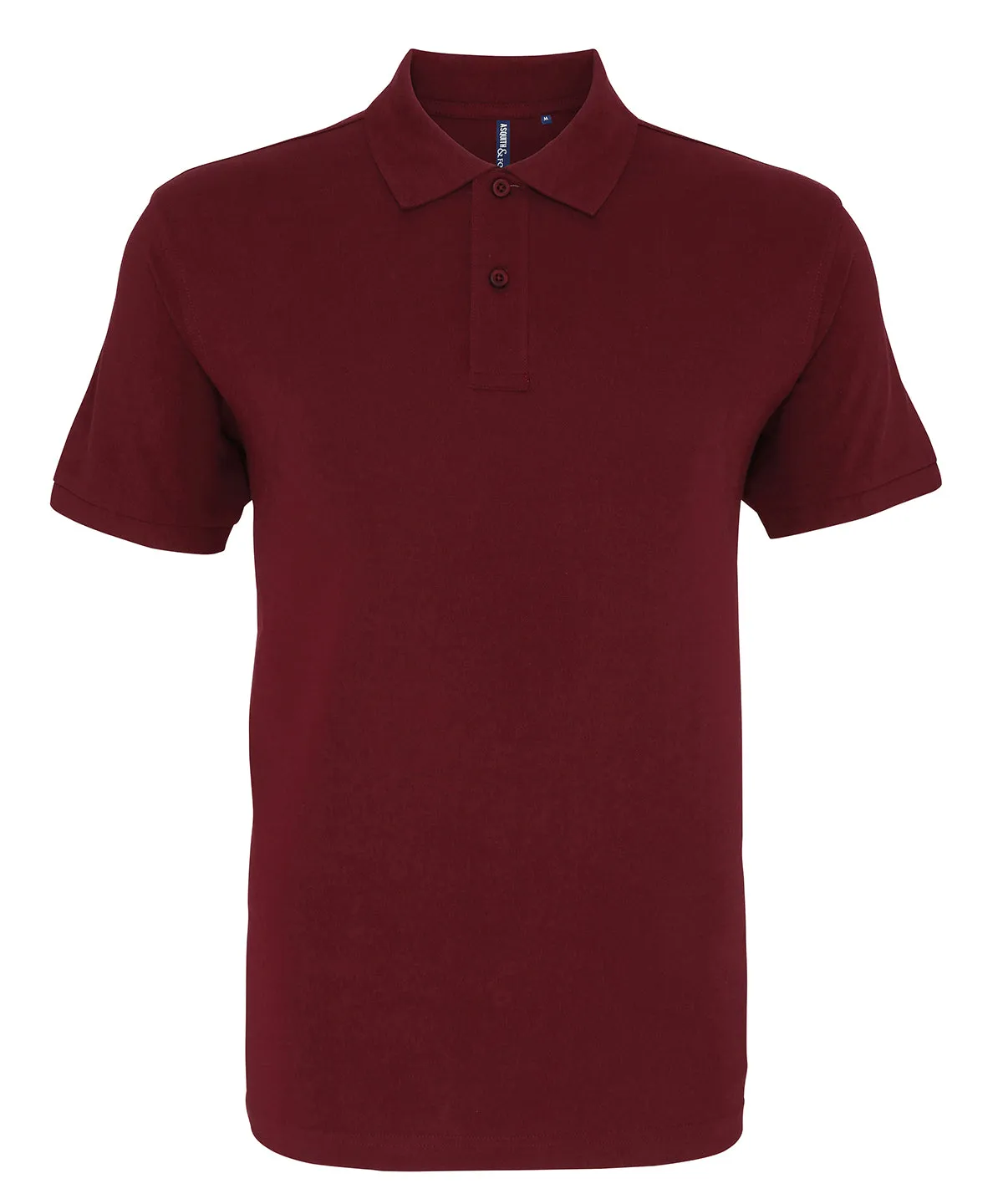Mens organic polo | Burgundy