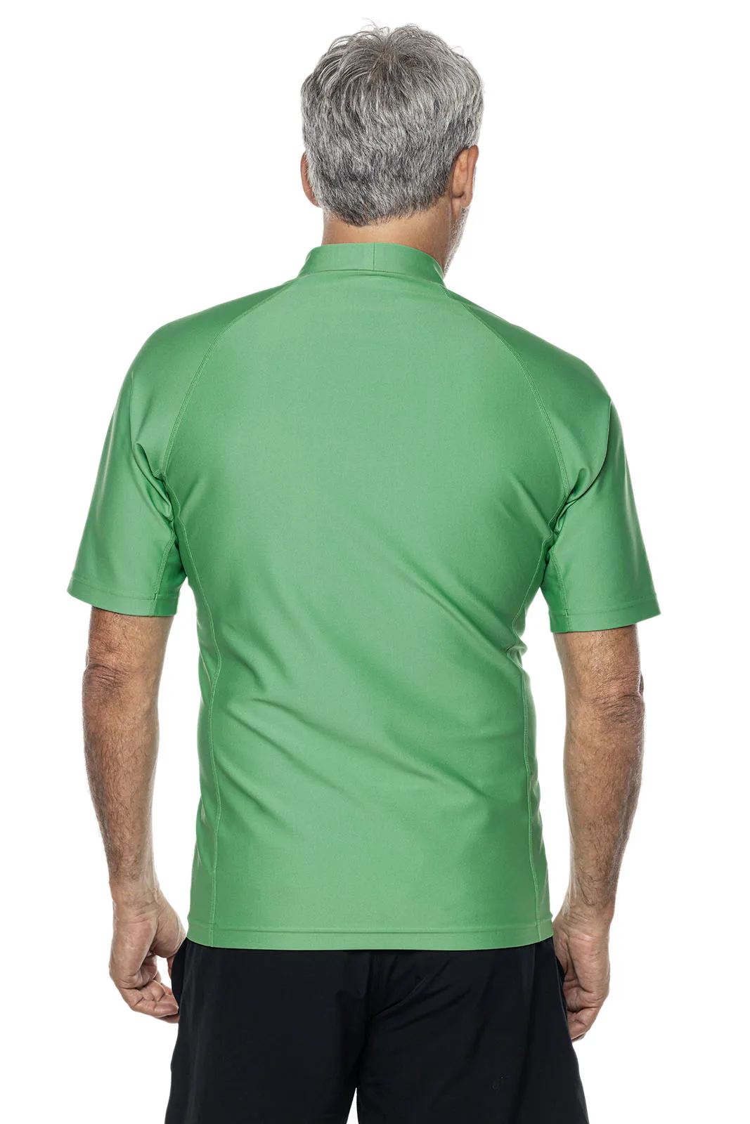 Men's Tulum Short Sleeve Surf Rash Guard | Palm Green