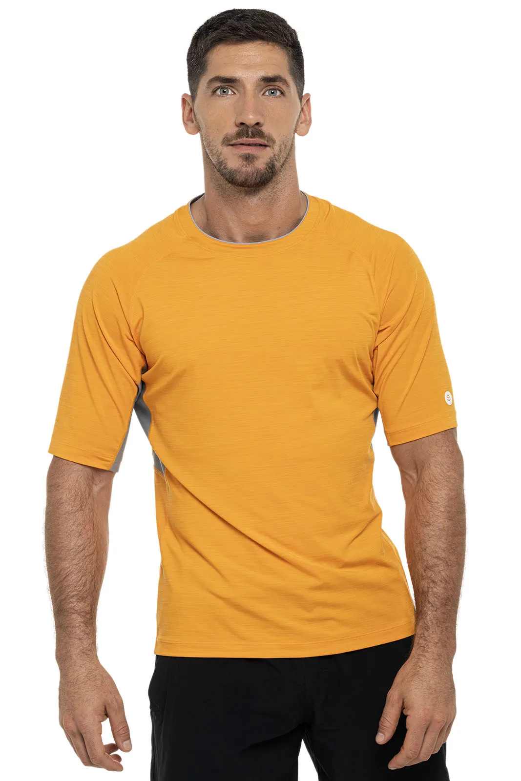 Men's Ultimate Short Sleeve Rash Guard | Apricot Crush Line