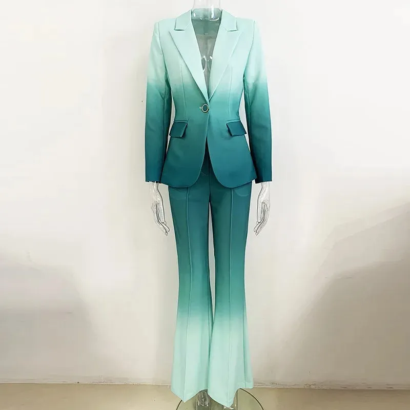Monica Blazer Pants Set