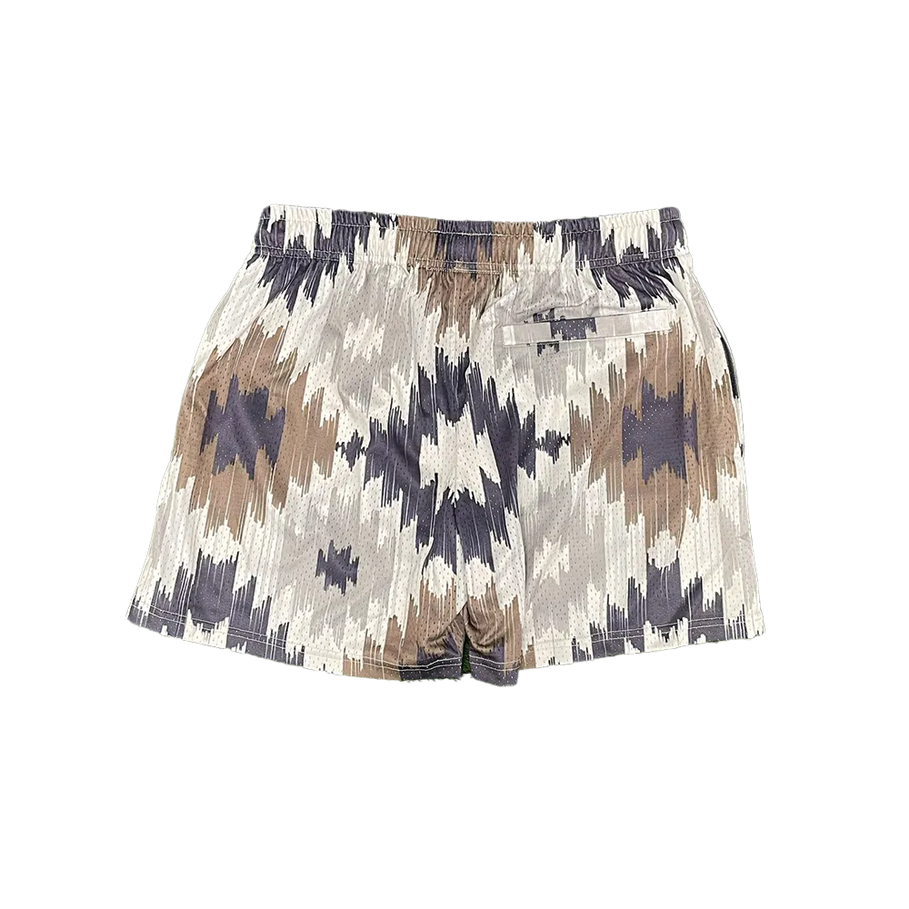 Mosaic Mesh Shorts