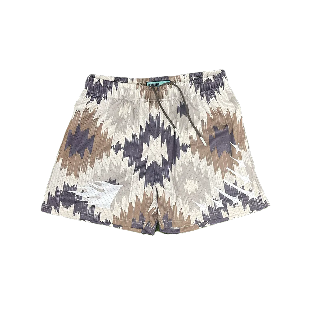 Mosaic Mesh Shorts