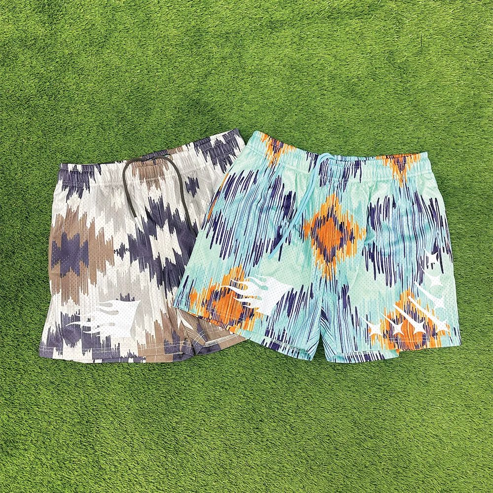 Mosaic Mesh Shorts