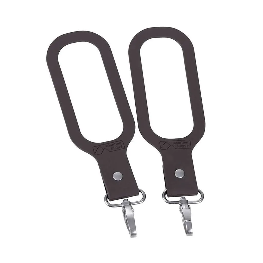 Mountain Buggy V1 Satchel Clips, Pair, Black