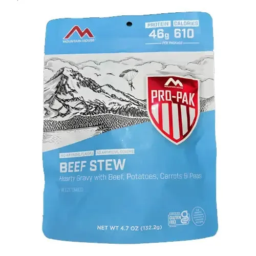 Mountain House  MILITARY Pro-Pak BEEF STEW (1-serving)