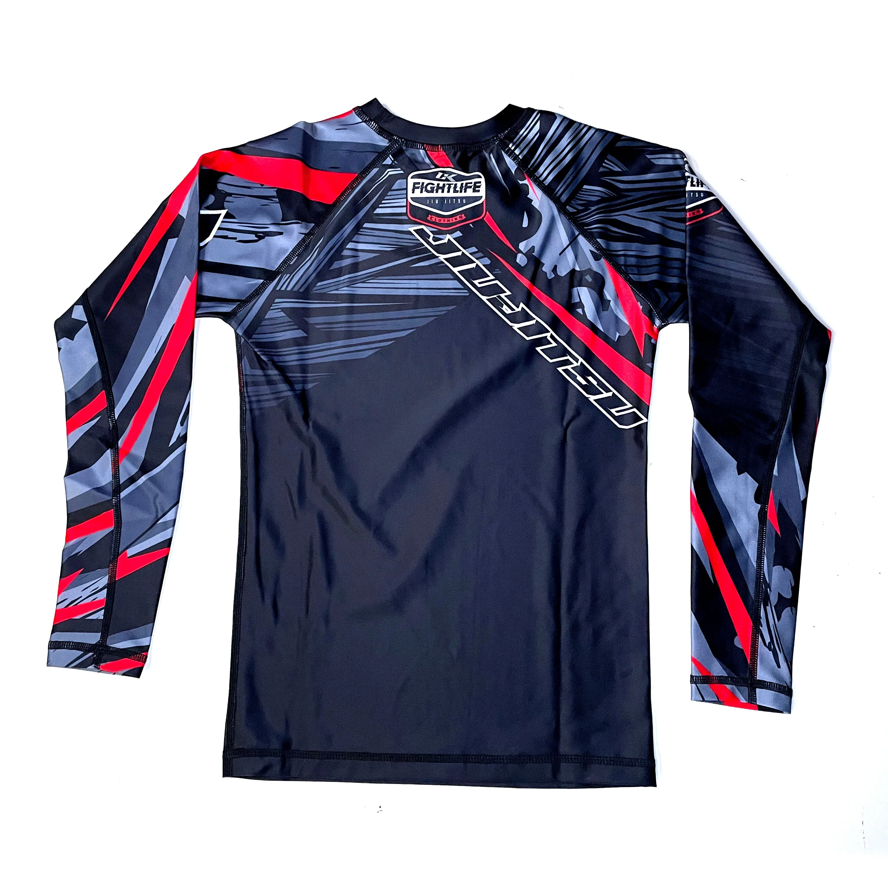 NEW! CK AMETHYST RASHGUARD ADULT BLACK RED