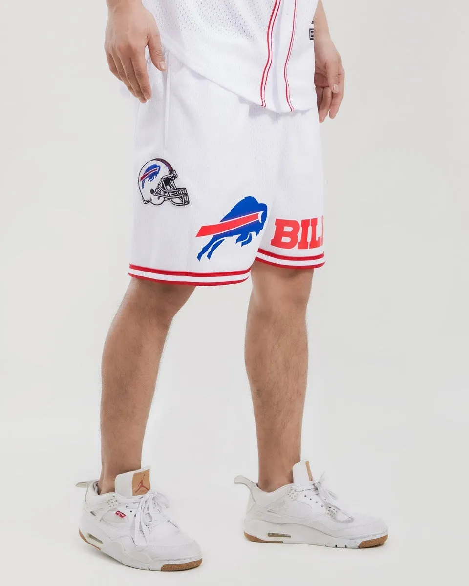 NFL BUFFALO BILLS MEN'S MESH SHORT (WHITE/RED)