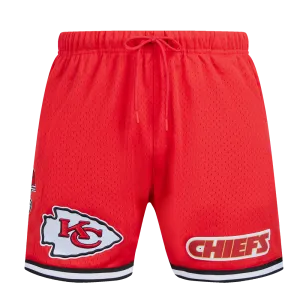 NFL KANSAS CITY CHIEFS MEN'S MESH SHORT (RED/BLACK)