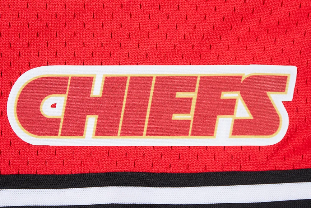 NFL KANSAS CITY CHIEFS MEN'S MESH SHORT (RED/BLACK)