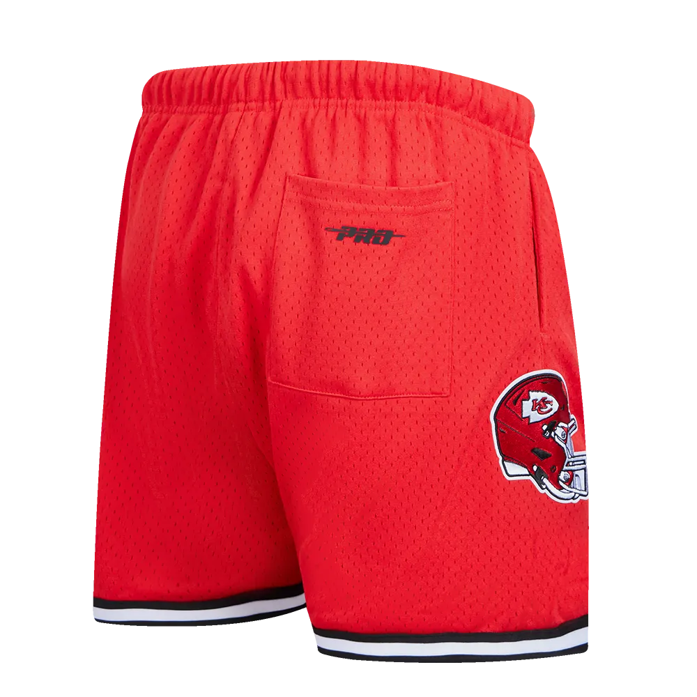 NFL KANSAS CITY CHIEFS MEN'S MESH SHORT (RED/BLACK)