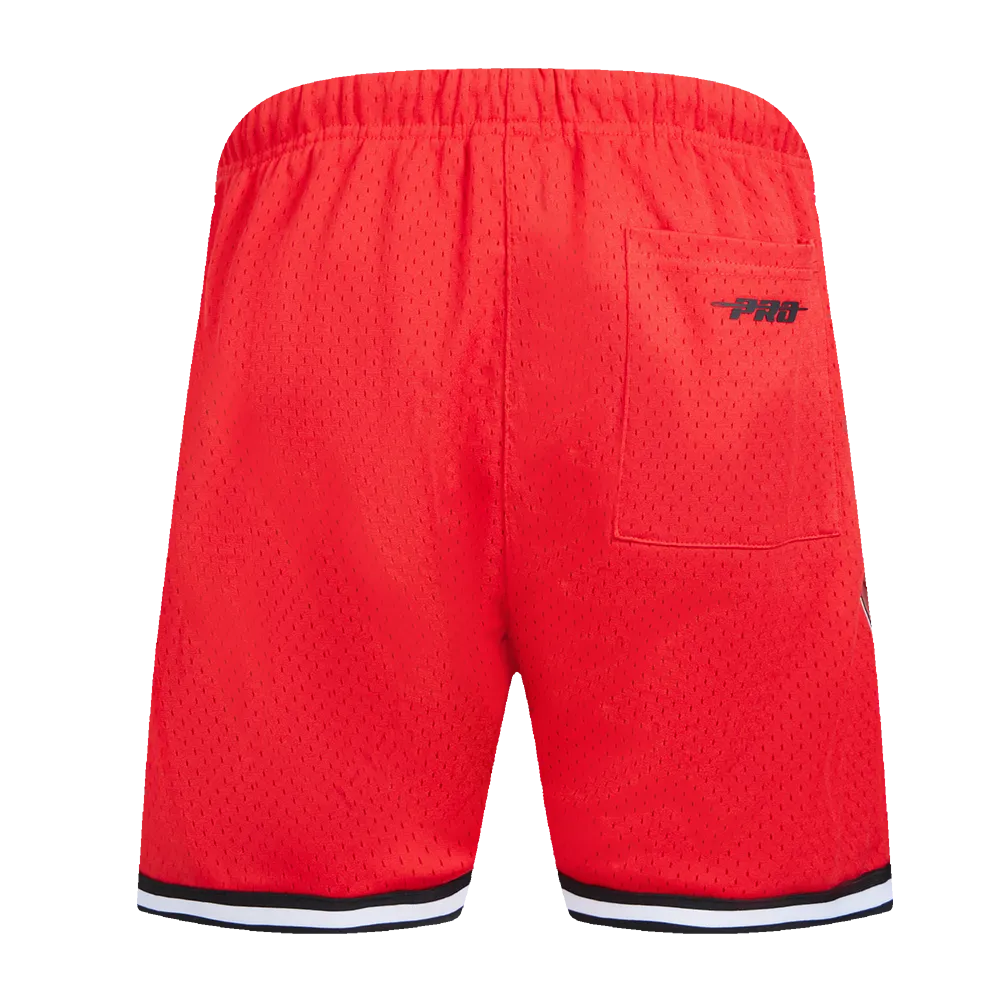 NFL KANSAS CITY CHIEFS MEN'S MESH SHORT (RED/BLACK)