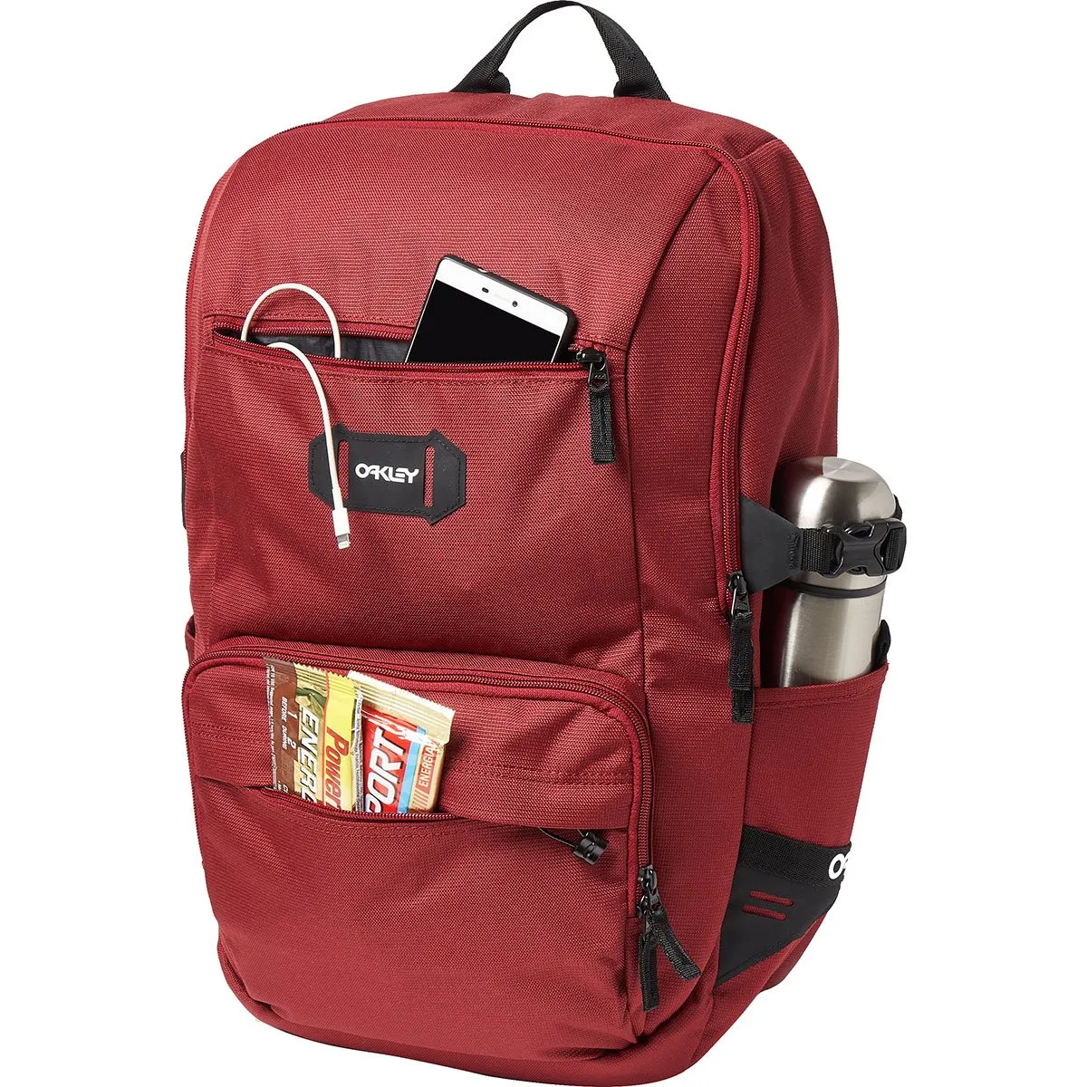 Oakley Men's Street Pocket Backpack, iron red, One Size Fits All