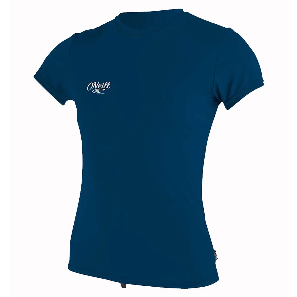 O'Neill Girls Premium Skins Short Sleeved Sun Shirt  - Abyss