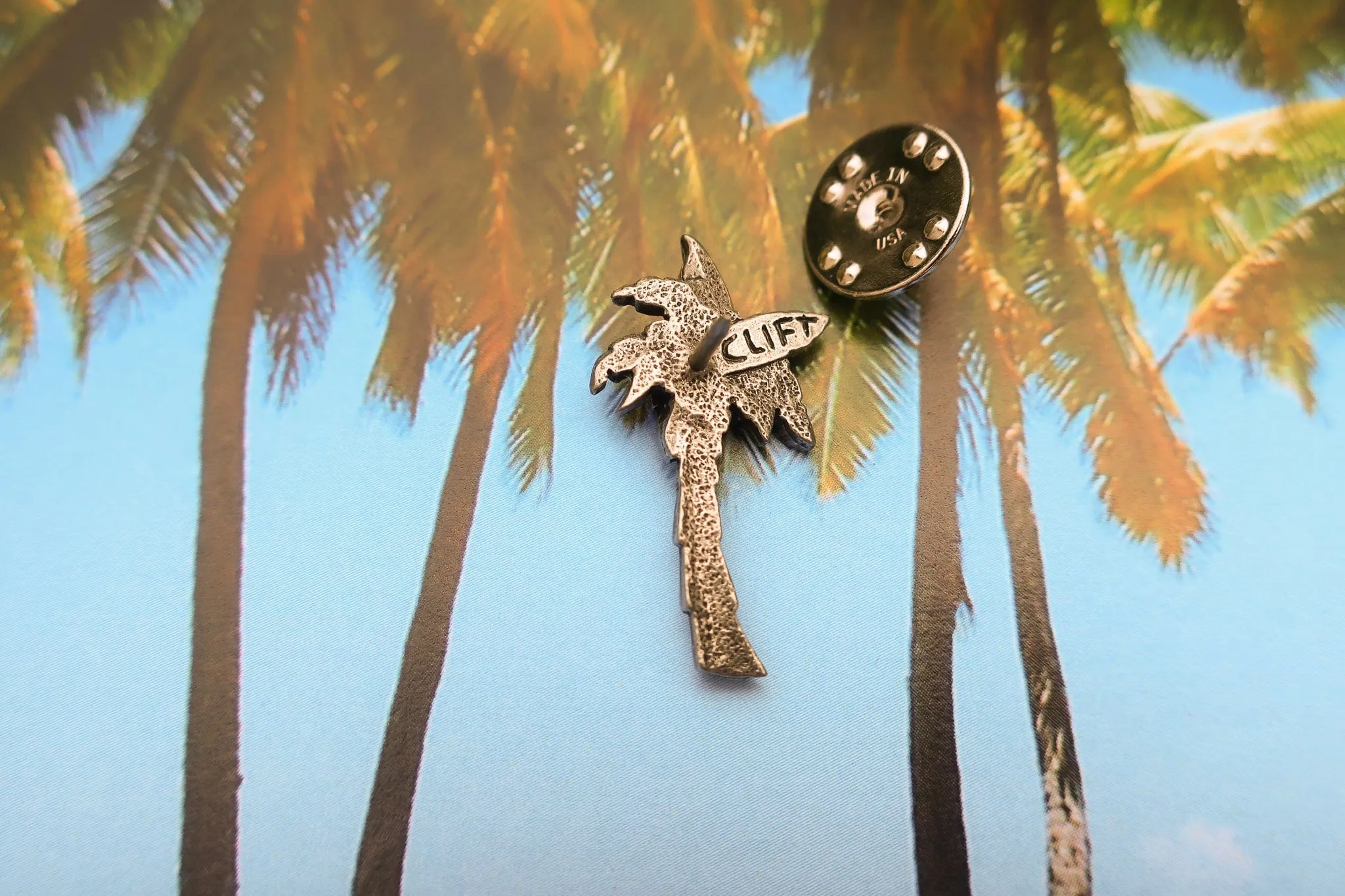 Palm Tree Lapel Pin