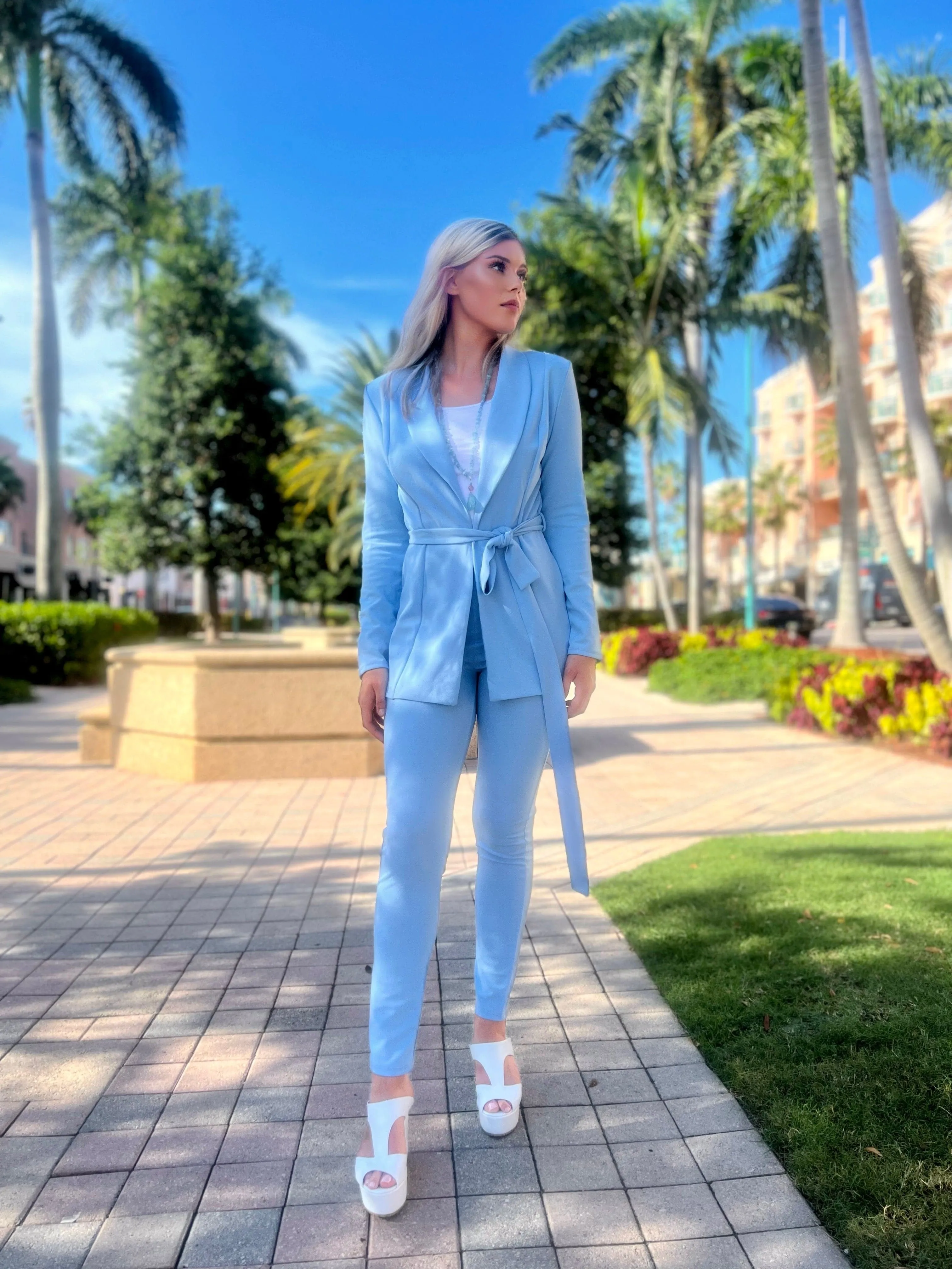 Power Blue Pants