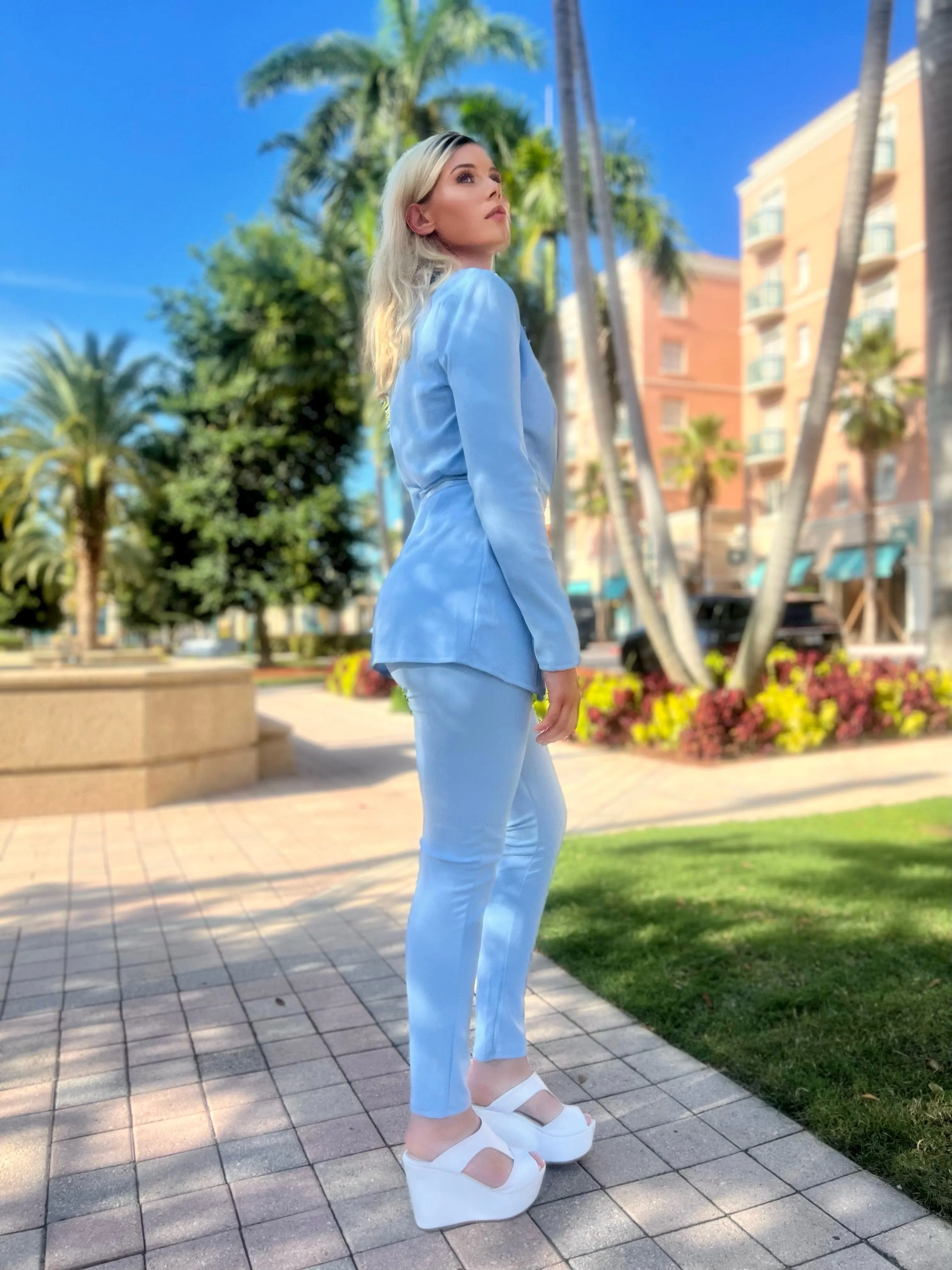 Power Blue Pants