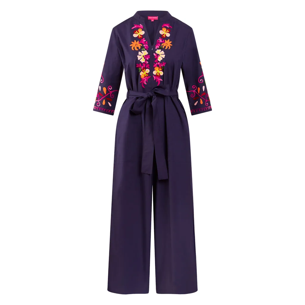 Pre Order Bird Playsuit - Navy