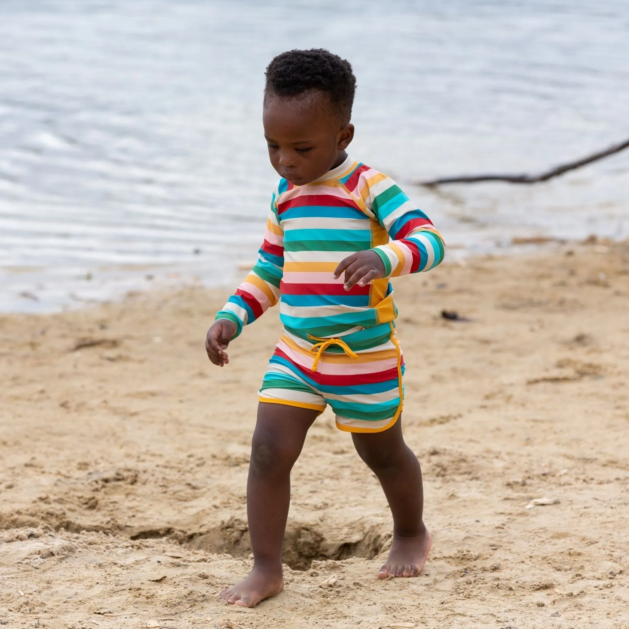 Rainbow UPF 50  Sunsafe Long Sleeve Rash Vest