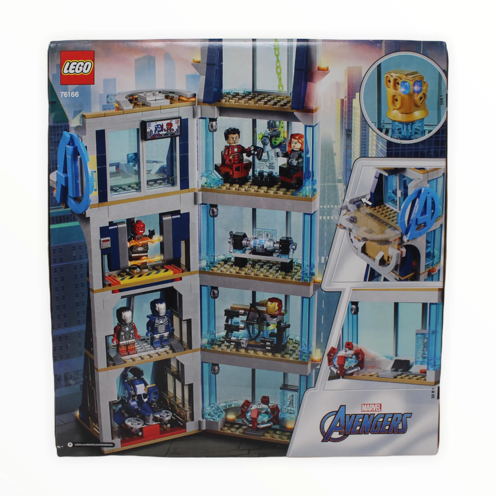 Retired Set 76166 Marvel Avengers Tower Battle