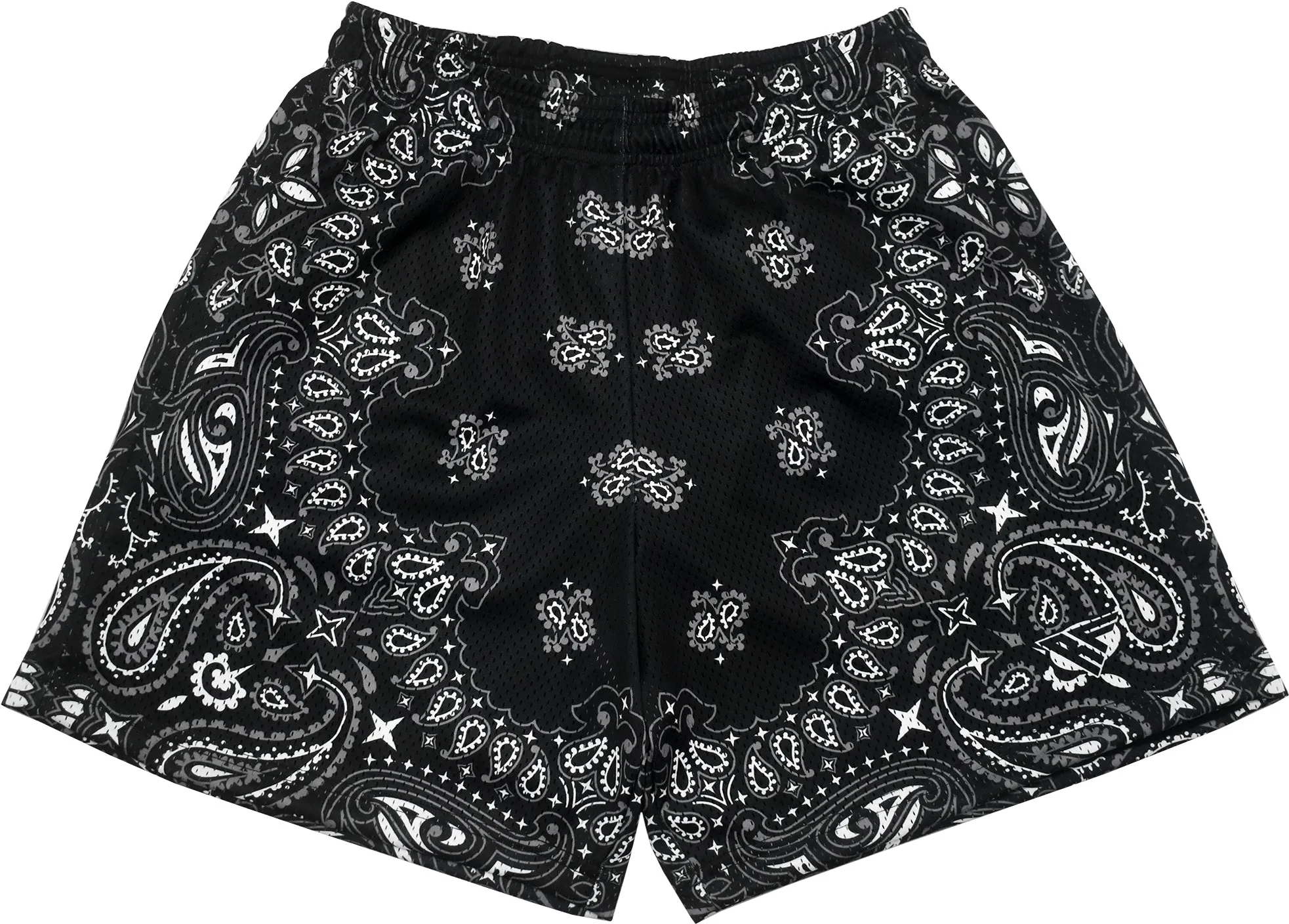 RF Mesh Bandana Shorts - Black