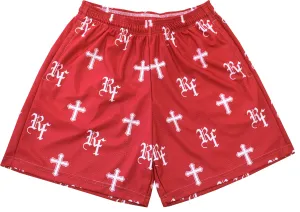 RF Mesh Cross Shorts - Red