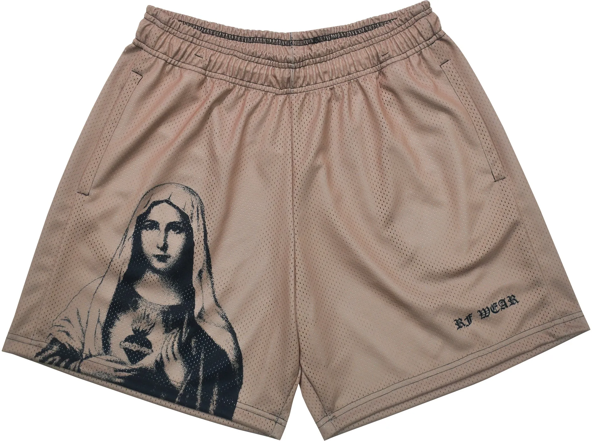 RF Mesh Mary Shorts - Tan
