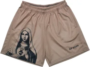 RF Mesh Mary Shorts - Tan