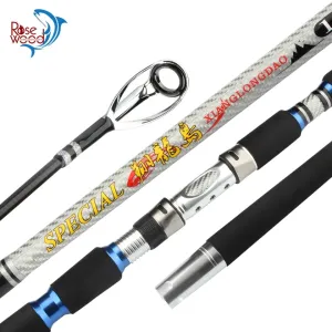 RoseWood 70-250g, 30-50LBs Saltwater Offshore Fishing Rod Telescopic Fishing Pole Portable Fishing Tackle 1.8m 1.95m 2.1m
