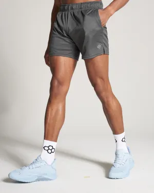 RUDIS 6" Mesh Shorts - Charcoal
