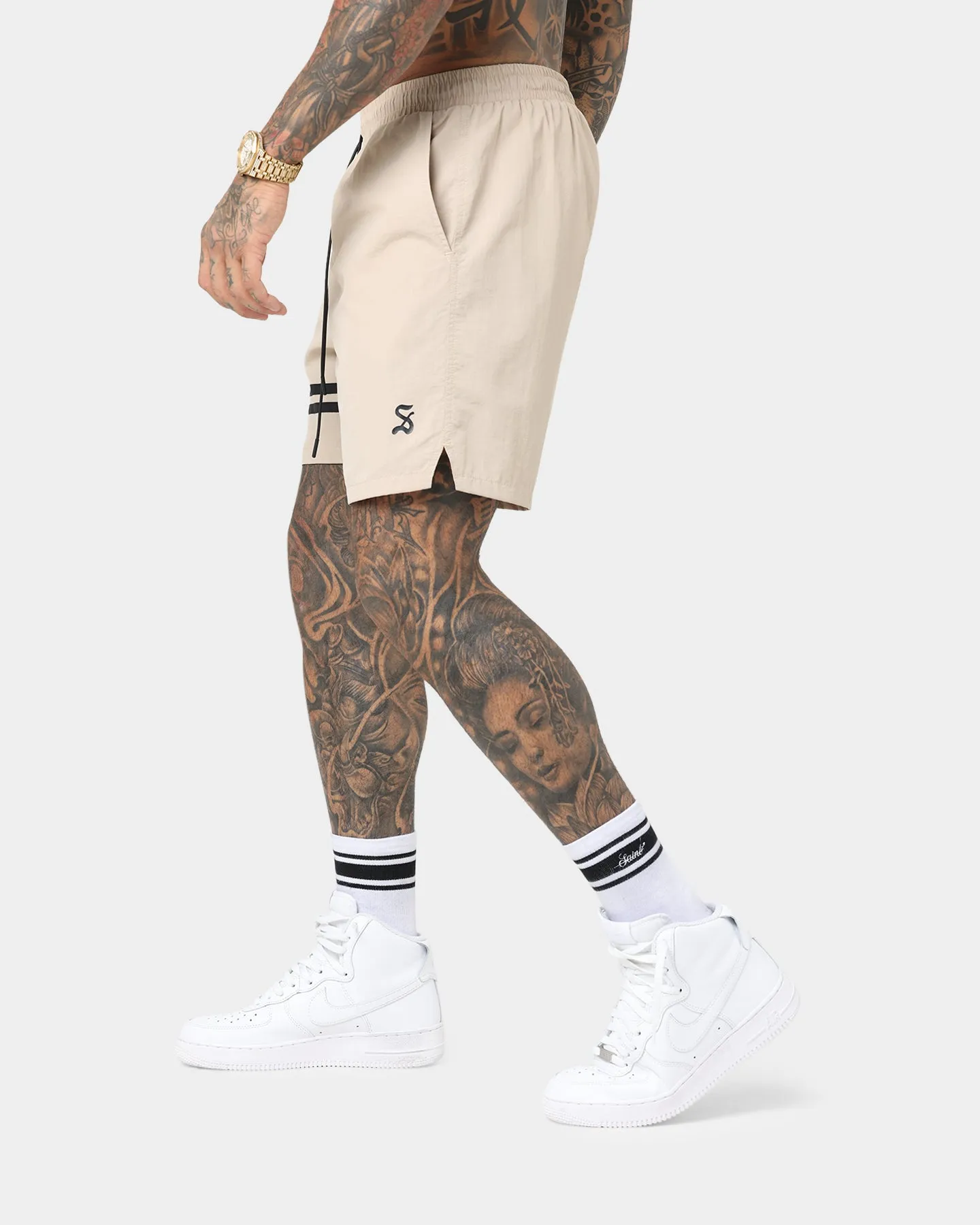 Saint Morta Generation Beach Shorts Stone