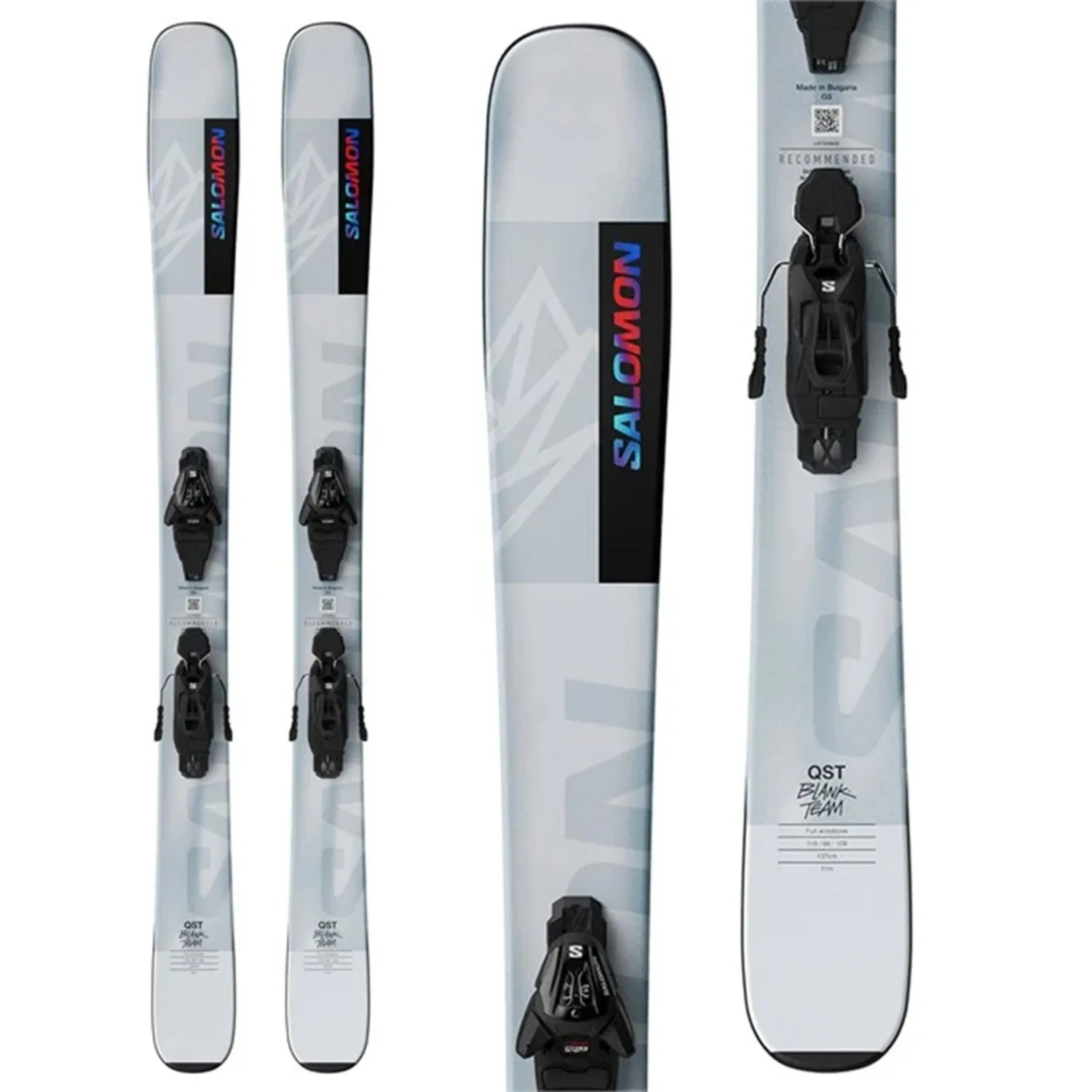 Salomon QST Blank Team Skis w/L6 GW Bindings 2025